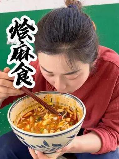 烩麻食。农村原创视频 农村美食记录生活 陕西家常饭做法