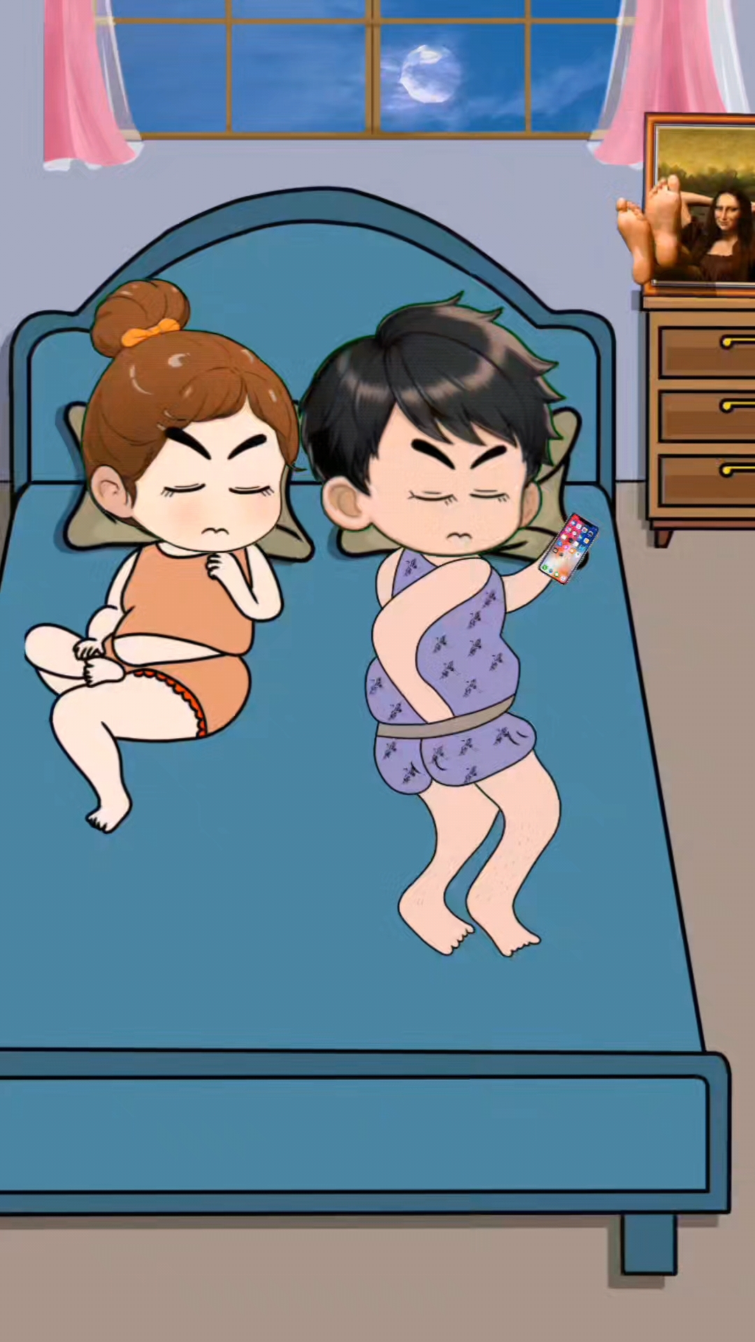 喜欢光是骨头没有肉的,那就刨坟去呗#动漫 #夫妻 #搞笑 