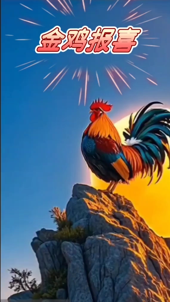 金鸡报喜  好事连连