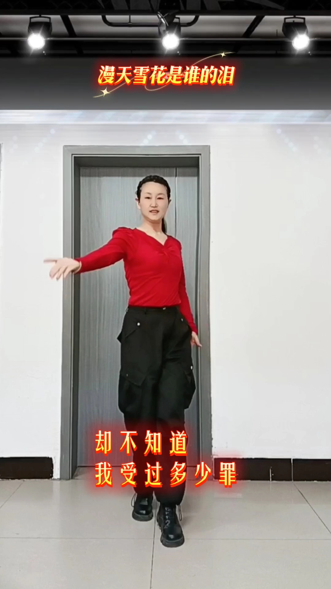 广场舞《漫天雪花是谁的泪》