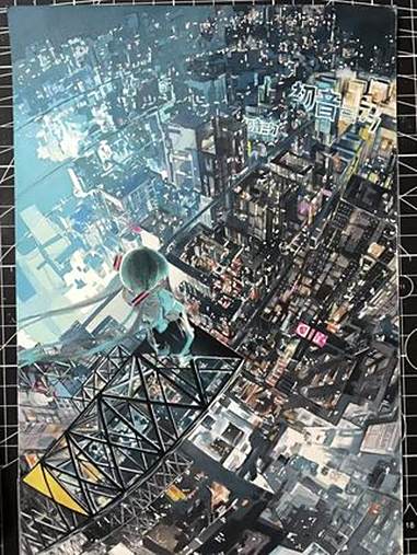 很难吗,也就要了我半条命吧 画画 手绘 初音未来 儿童画 彩铅