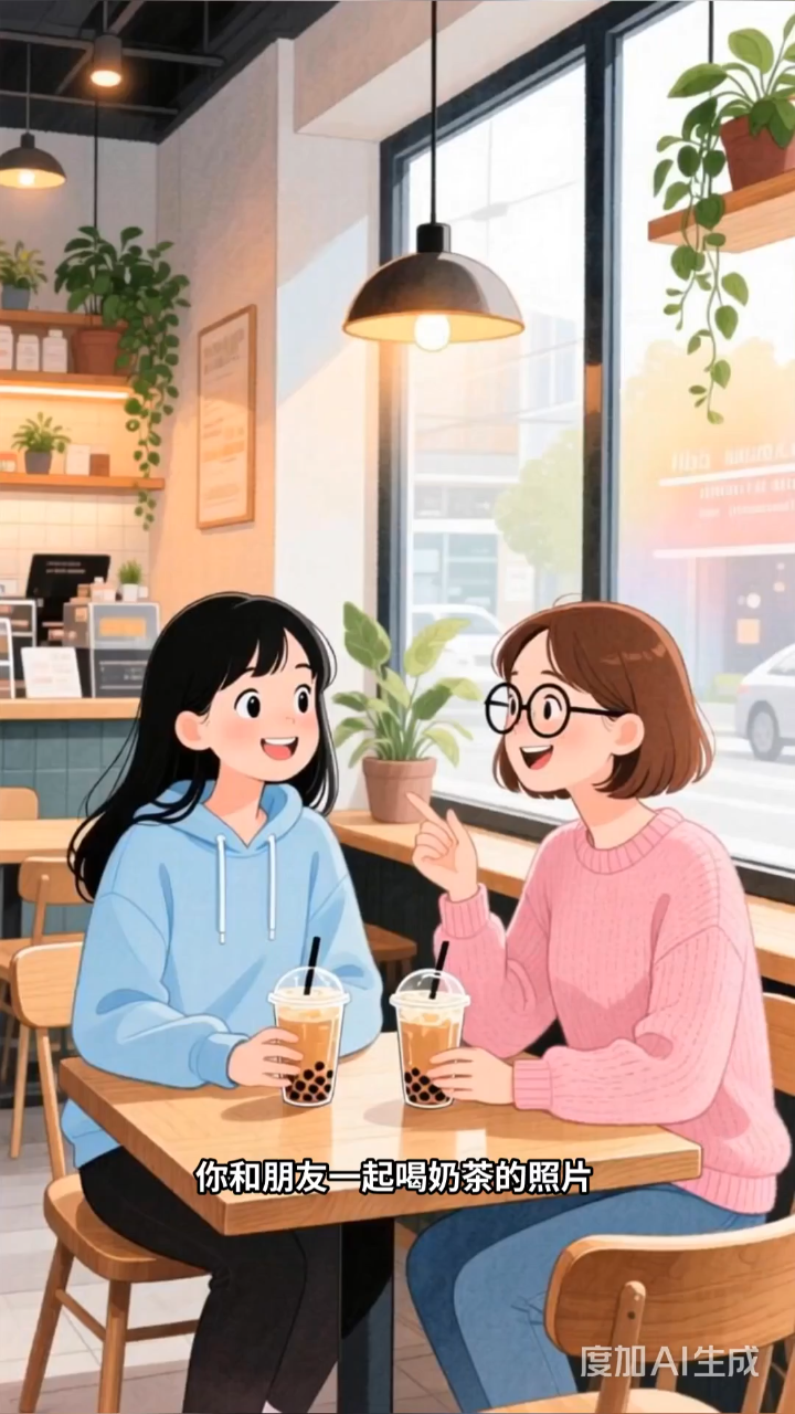 奶茶杯里的友谊密码，看你们喝出多少欢乐瞬间