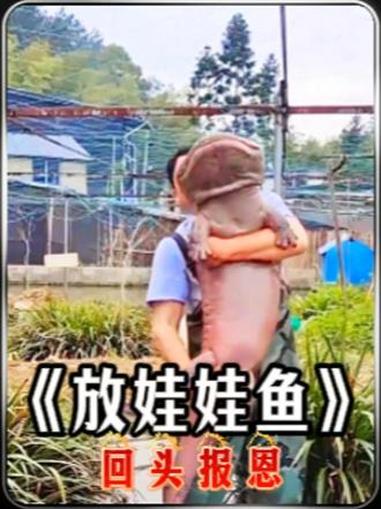 烤鱼店娃娃鱼突然发出啼哭声，好心老板选择放生！#神奇动物在抖音 #放生#感人#娃娃鱼#万物