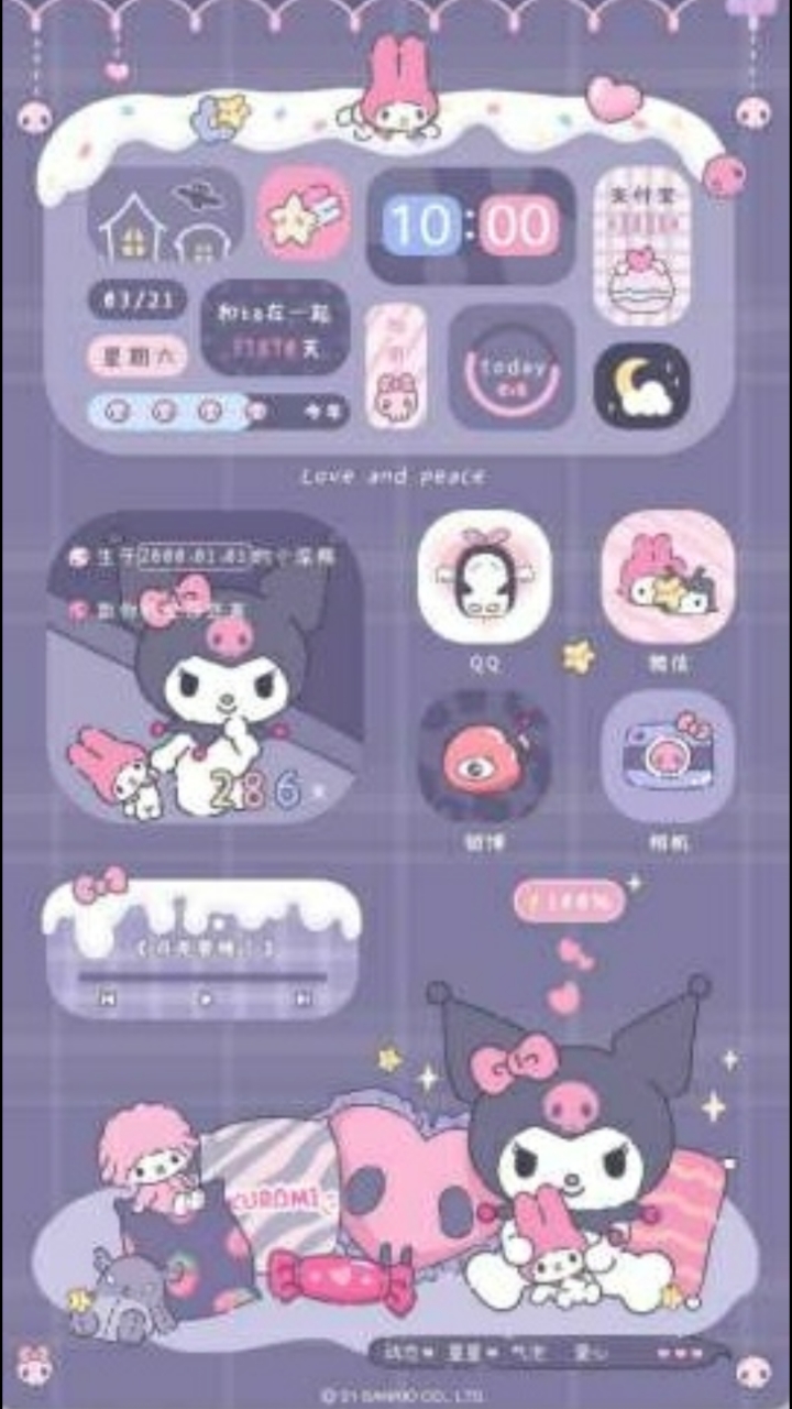 三丽鸥的全新壁纸