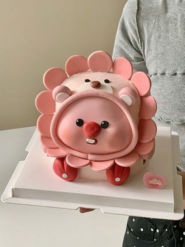 每天有每天的狮子蛋糕,今天是狮子太阳花! 沉浸式做蛋糕 南宁蛋糕 南宁生日蛋糕 狮子座蛋糕