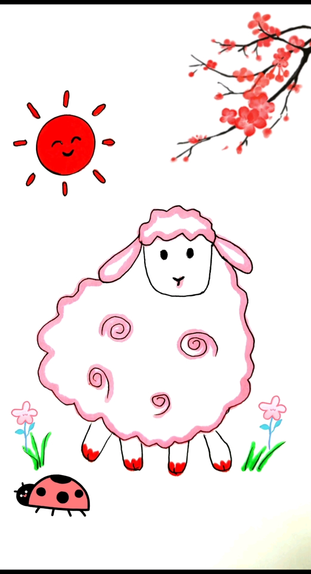 #简笔画# #儿童绘画启蒙# #亲子互动时光#