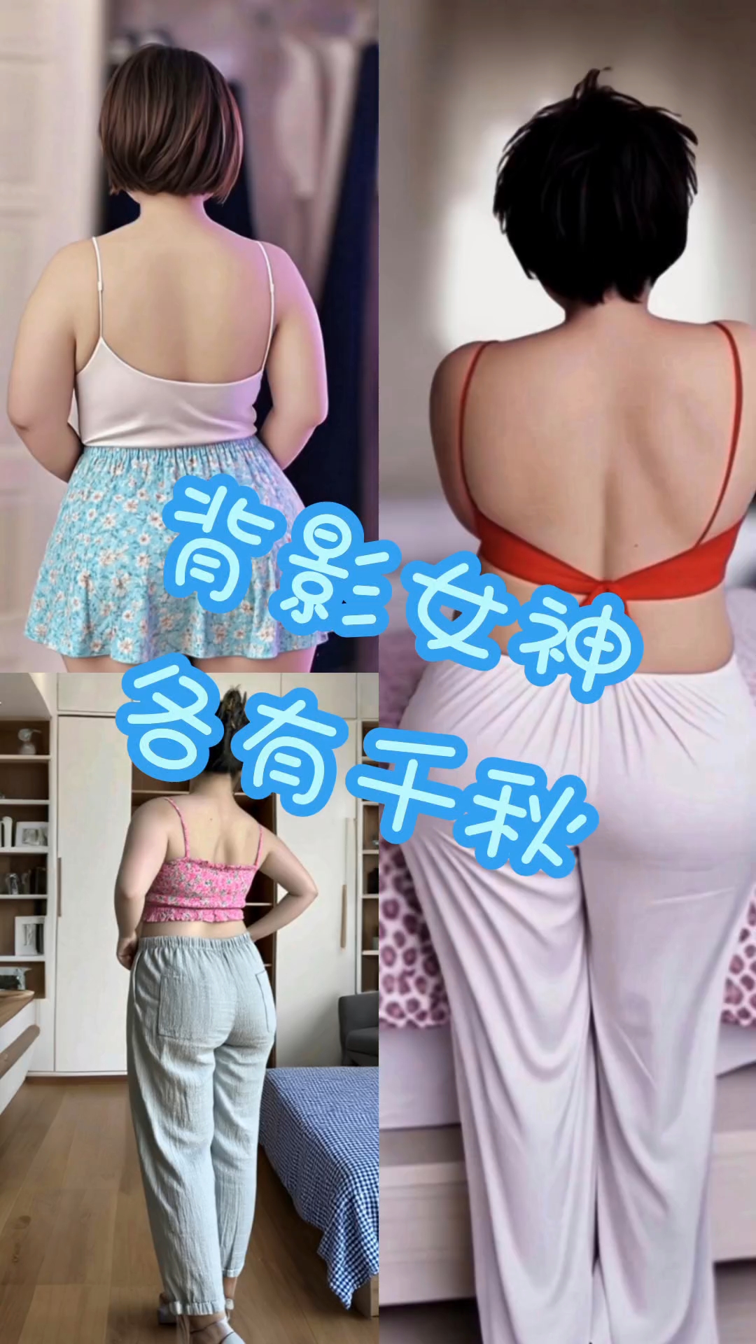 背影女神,各有千秋