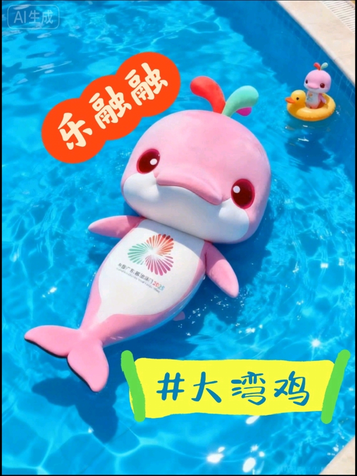 彻底被征服了!“大湾鸡”吉祥物,超萌可爱极了