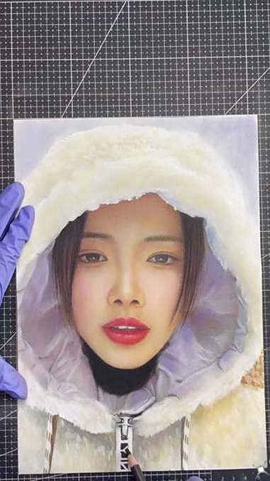 人物肖像 每一笔都是对色彩的深情告白。手绘头像 画画过程 照片转手绘 手绘画