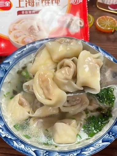 三全上海风味馄饨三鲜香菇猪肉营养早餐小云吞 馄饨 三全 超便宜超划算 早餐