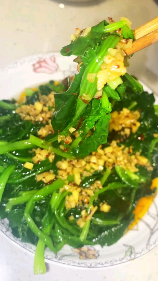 姜汁菠菜