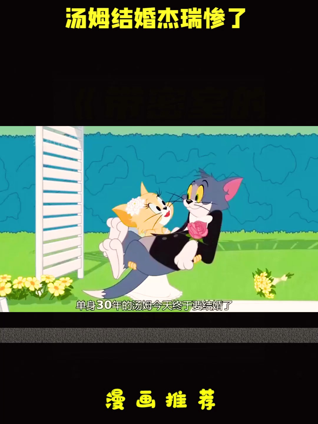 猫和老鼠动画片:汤姆结婚杰瑞惨了