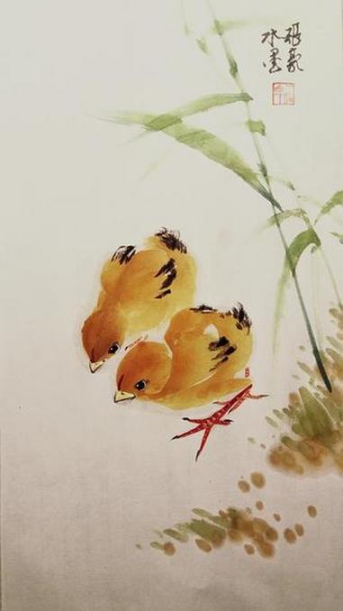 四步画小鸡 #挑战用100种非遗花式集福#非遗祈福百景图#百young非遗计划#抖人非遗联