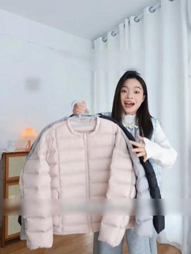 已拆开真白鸭绒！小个子短款羽绒服