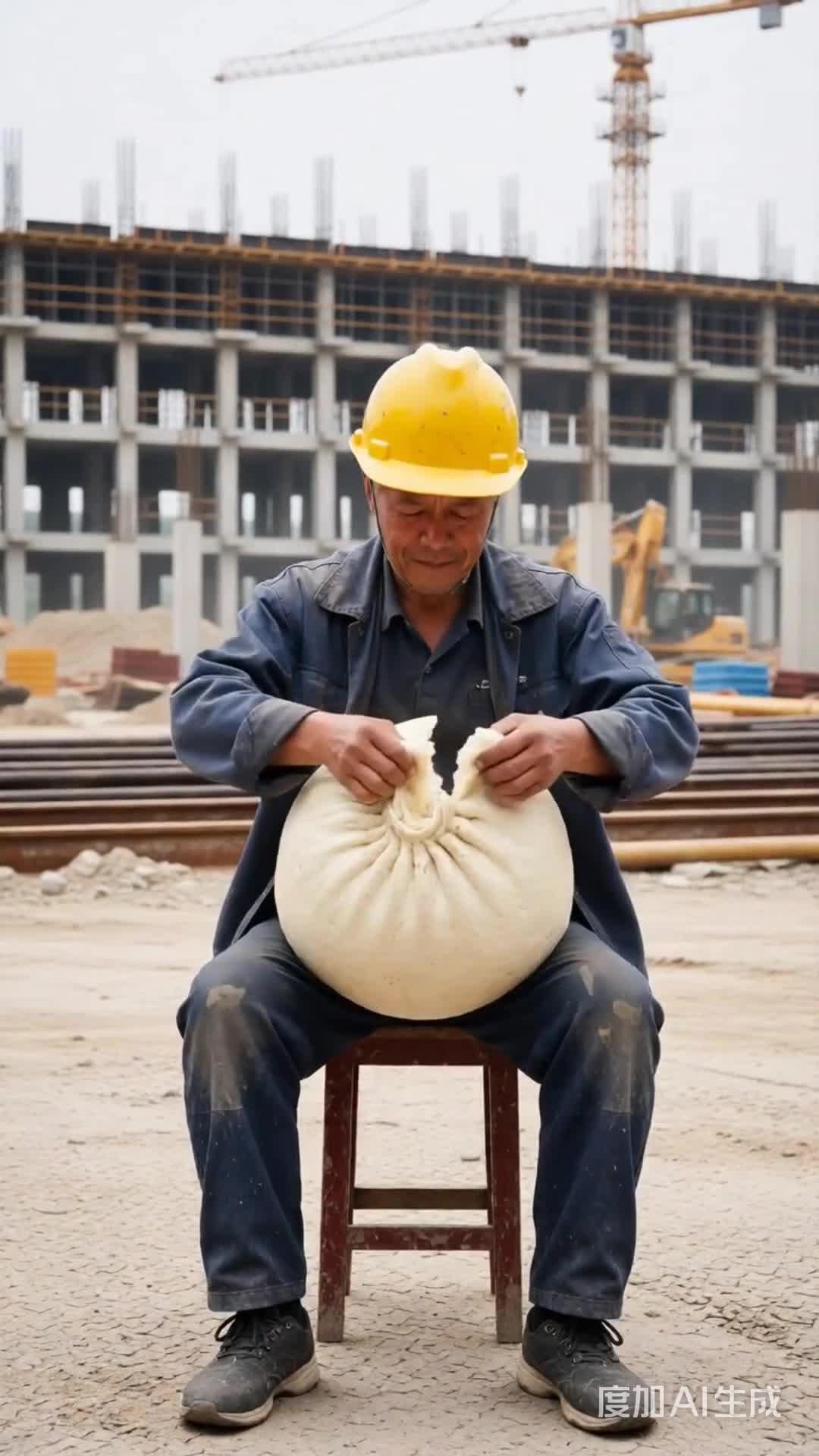 工地上的“大馒头“