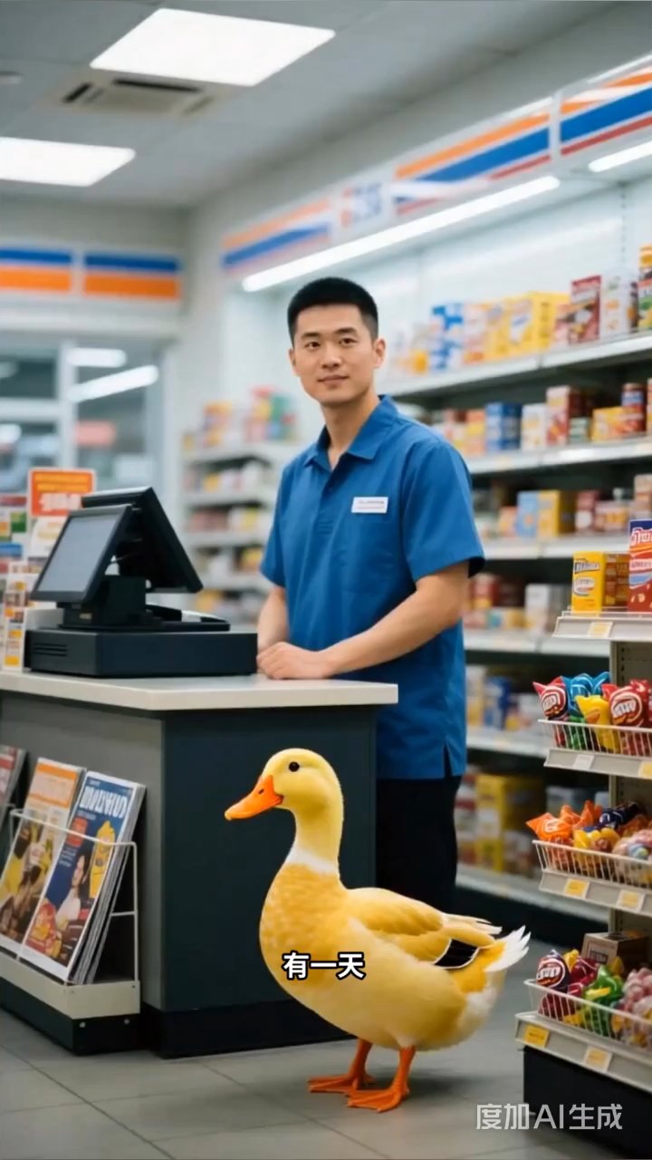 鸭子三问店员要葡萄，幽默执着换来意外惊喜