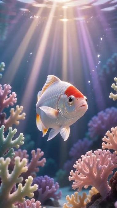 哪个瞬间让你真正的想要养鱼！#鱼元素 #梦幻水族馆 #深海探索系列 #锦鲤寓意与象征 #鱼