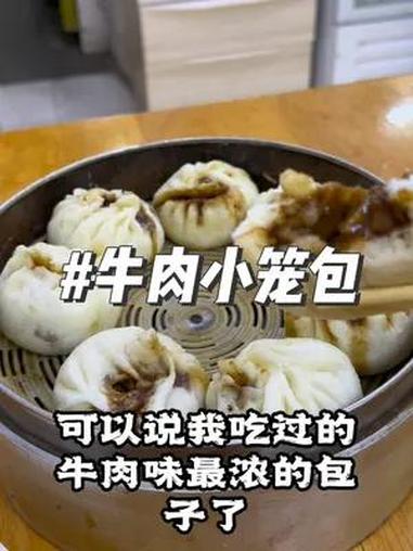 小笼包 同城美食 哈尔滨美食 馄饨店里的安格斯牛肉小笼包