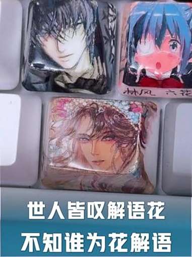 世人皆叹解语花,不知谁为花解语 解雨臣 手绘 盗墓笔记 键帽 充能计划