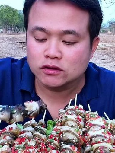 泰式剁椒凉拌大田螺串串 好吃到停不下来 泰国大叔 内容启发搜索 泰国美食 泰国生活