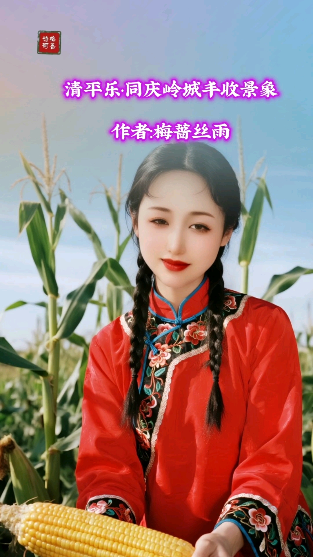 清平乐·同庆岭城丰收节 作者:梅蔷丝雨