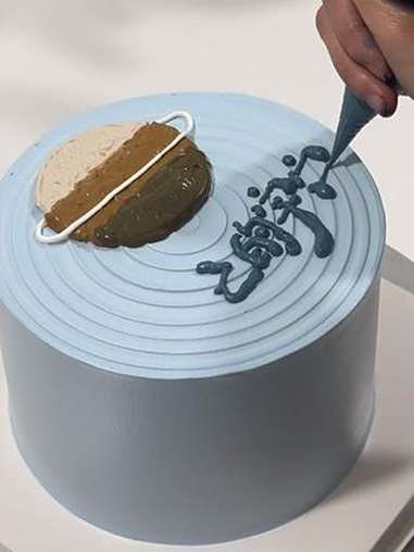 蛋糕 生日蛋糕 仙妮贝儿 @仙妮贝儿旗舰店 蛋糕这样调色简单吧