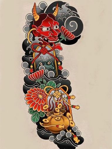 作品不能发了、只能手稿分享、纹身手稿 花臂纹身 大连纹身 纹身设计 满背纹身