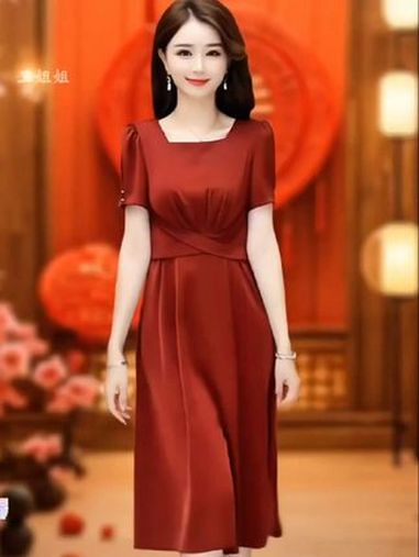 精致优雅 喜婆婆装 婚庆礼服 喜婆婆平时也能穿的服装 高级感礼服裙推荐 @DOU+小助手 