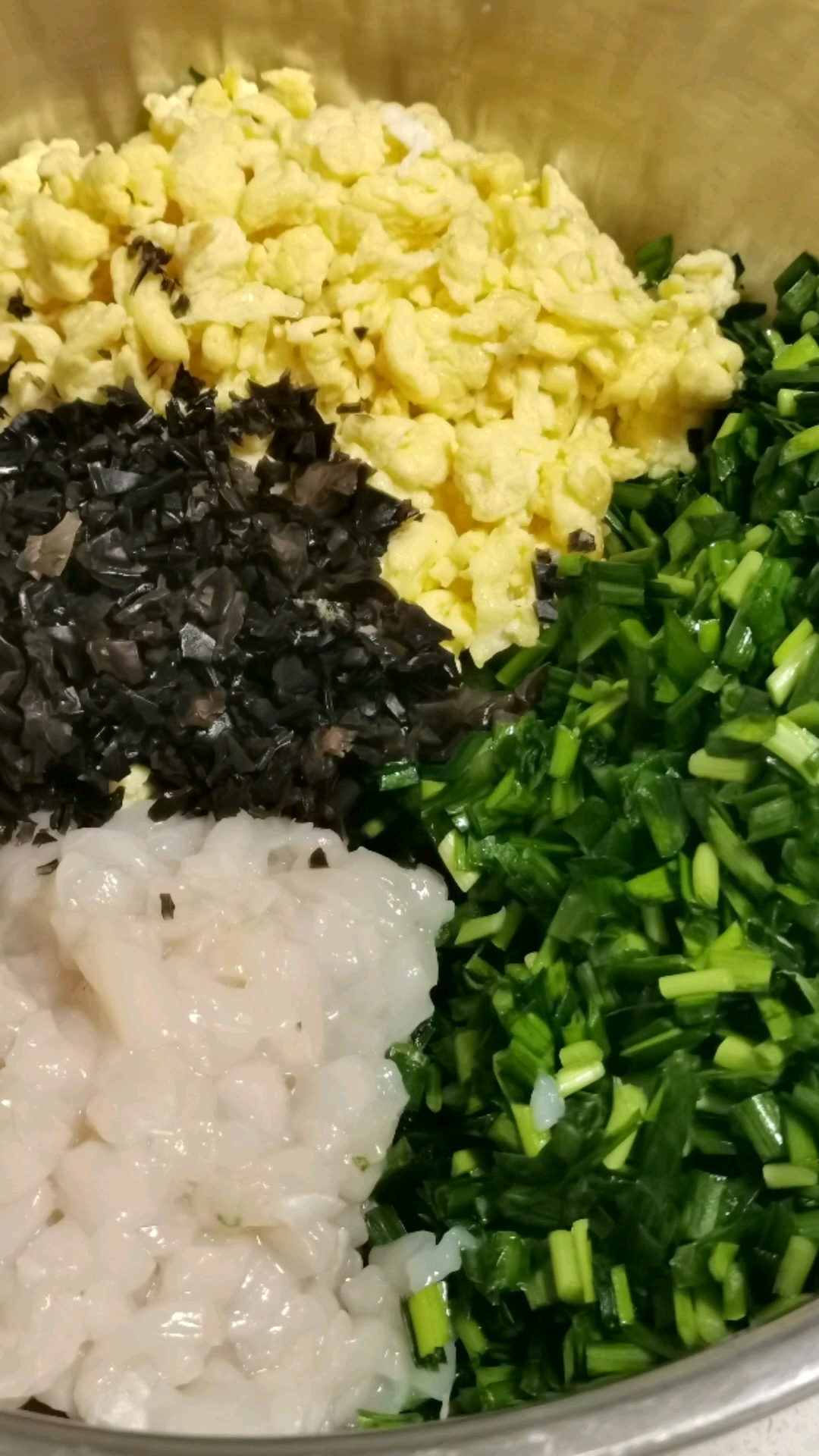 鲜香味美美的扇贝丁饺子～