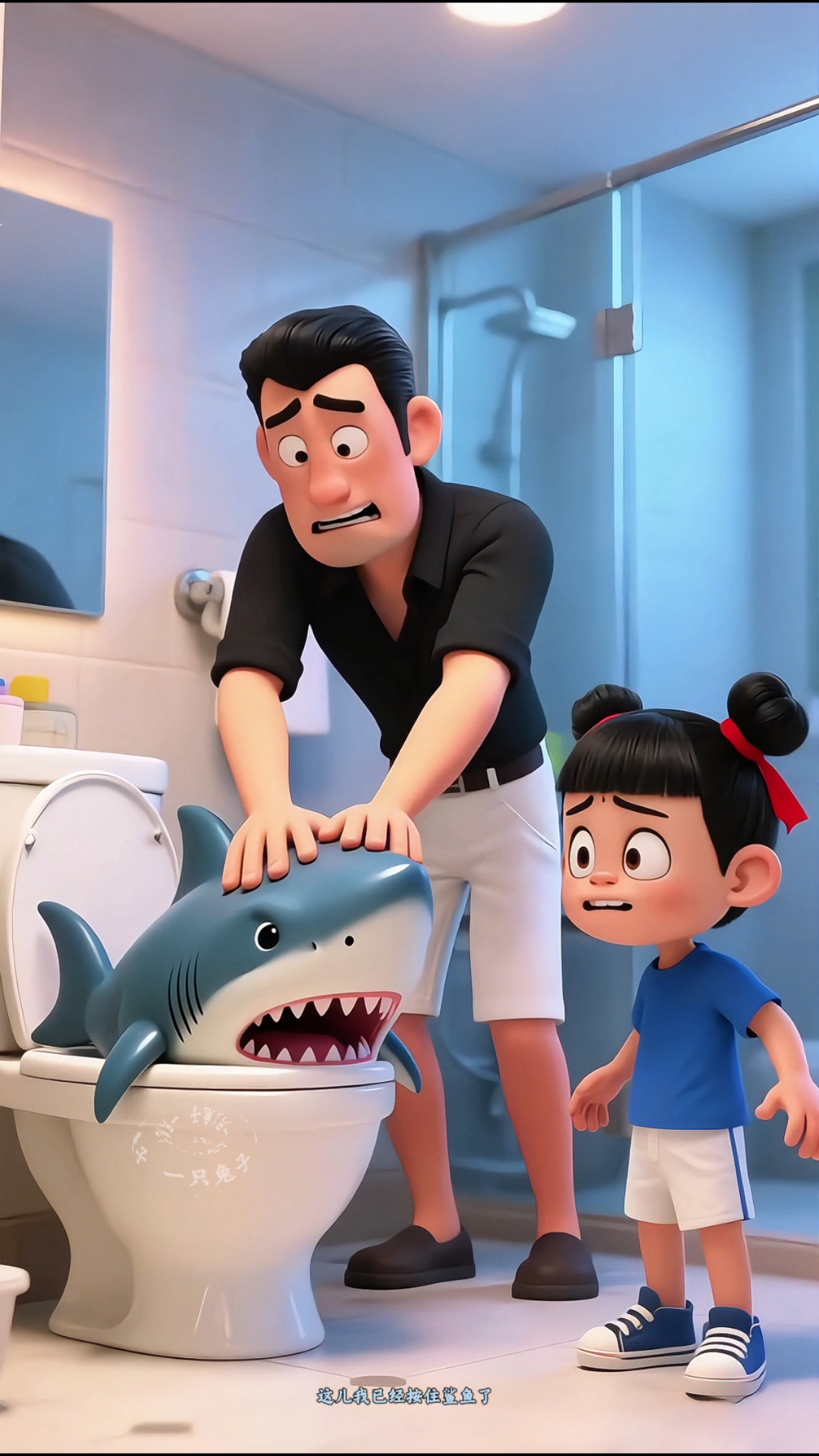 鲨鱼怎么来到我家里了