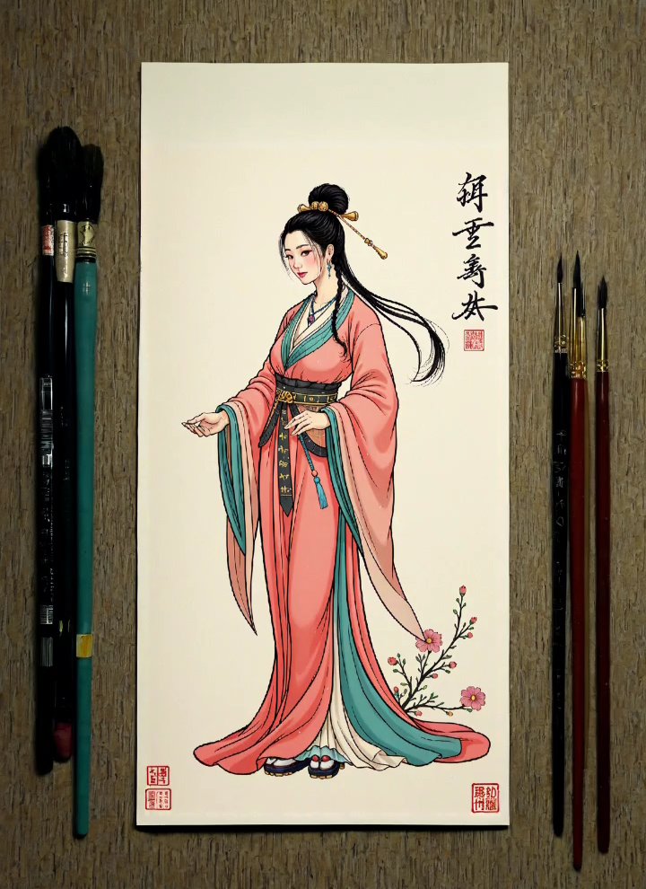 获取无水印高清古风美女图片壁纸