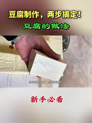 豆腐制作两步搞定!豆腐的做法新手必看!怎样做豆腐 豆腐的做法和配方比例 卤水豆腐怎么做 做