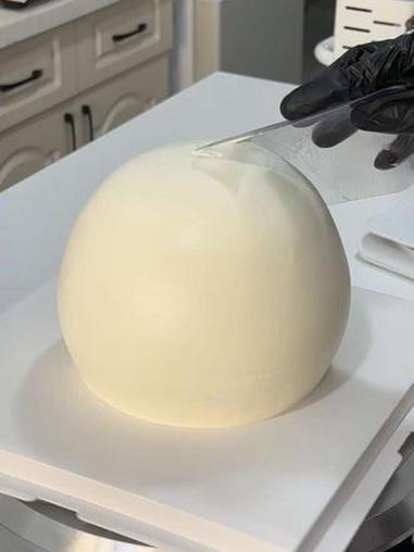 #蛋糕制作过程 #球形蛋糕 #蛋糕做法视频同款刮片左下角
