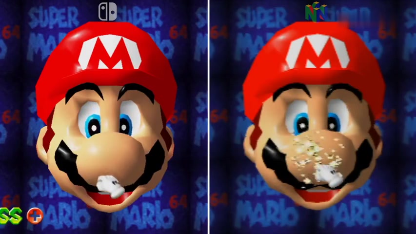 [图]「GameXPlain」《超级马里奥3D收藏集》与原作的画面对比 Super Mario