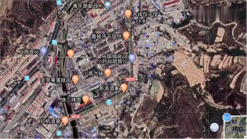 卫星地图看陕西省铜川市,当年陕西第二可惜了