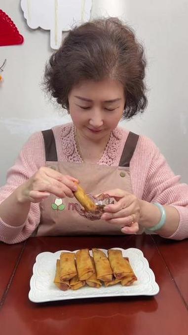 上海#三丝春卷 太好吃了