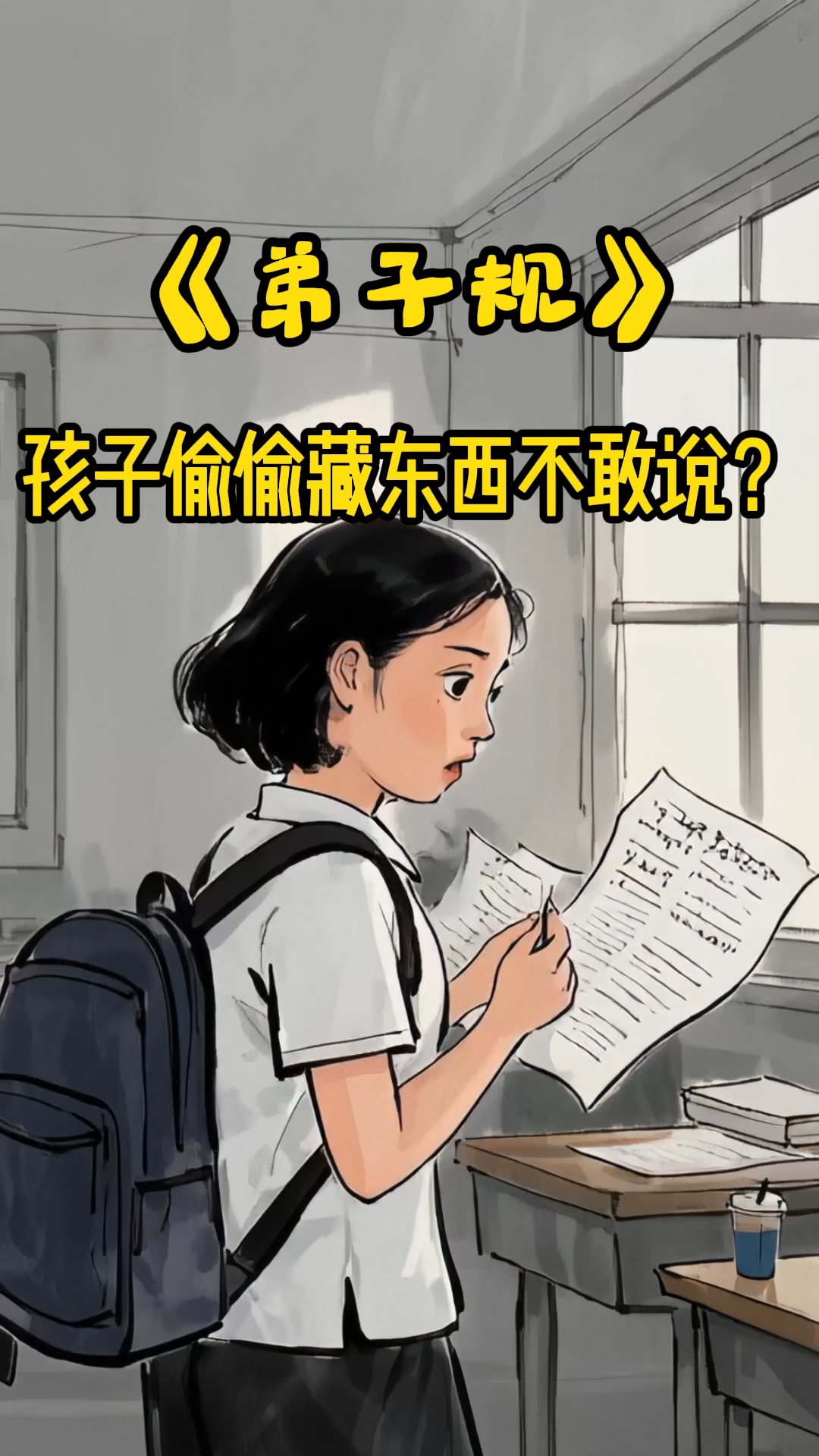 别等出事才后悔!#弟子规#中国文化 #悟小圣状元杏花鸡