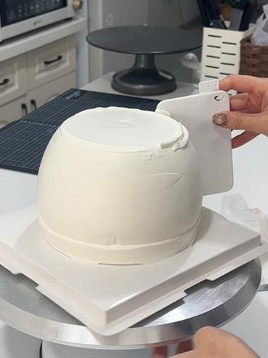 蛋糕制作过程 福袋蛋糕 蛋糕视频同款左下角