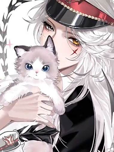 粉丝头像贴贴不听话的小猫咪就要被抓起来。@粥粥. 虚拟主播 稿件展示 二次元 稿件勿用 头