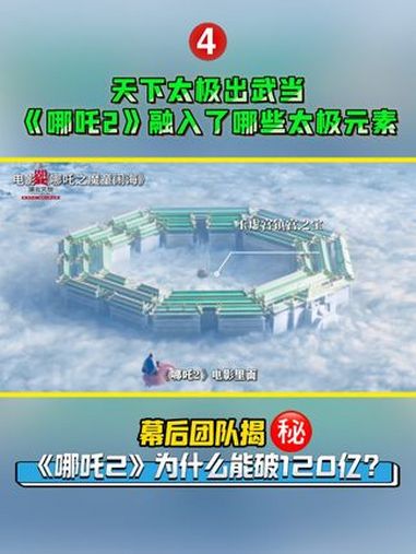 哪吒2 的太极元素,电影1分钟,武汉制作团队台下半年功。北北也采访到让饺子十分满意的制作团