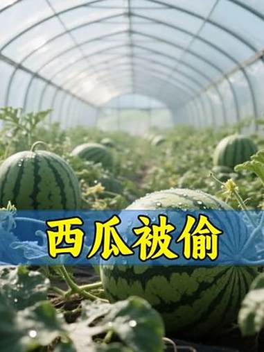 28个大棚的西瓜被偷光,瓜农将小偷送去派出所,民警:不算偷,自行调解!偷瓜贼 社会百态 真