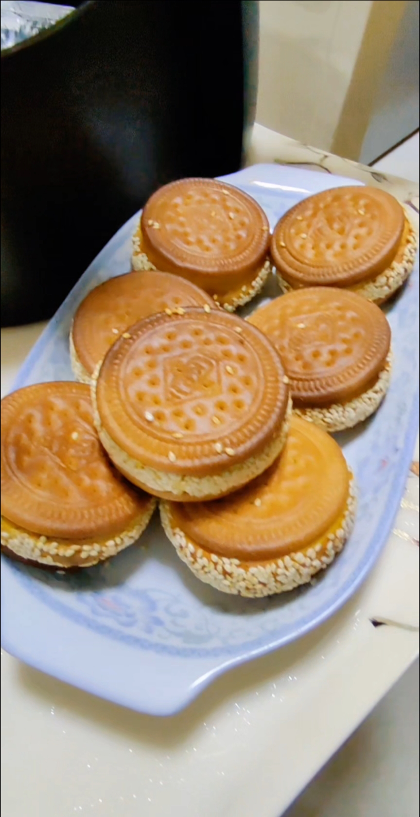 南瓜饼,来自大闺女的作品,记录真实生活,家庭日常