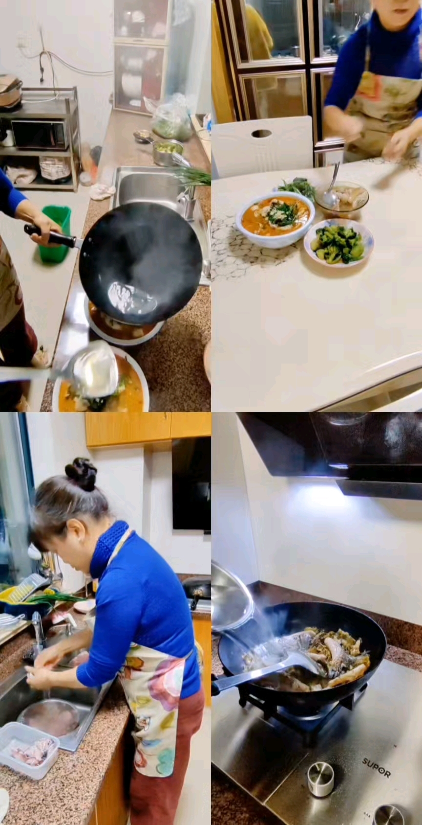 简简单单又是一餐酸菜鱼,记录真实生活