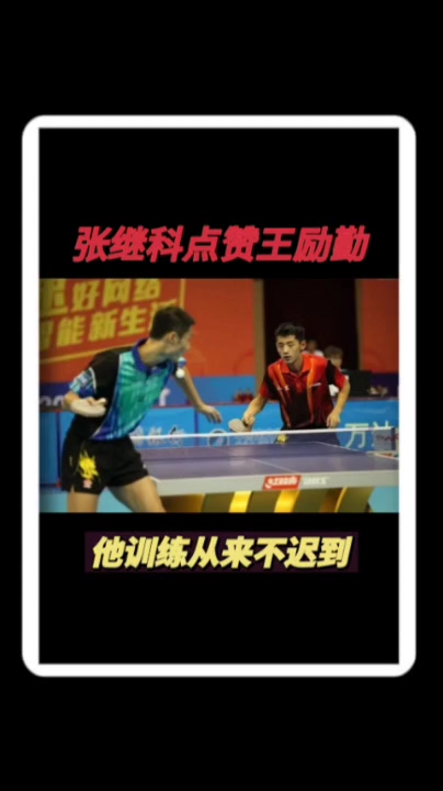 张继科盛赞王励勤:训练从来不迟到,永远是都是第一个去