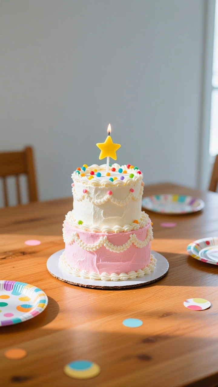 制作了一个蛋糕