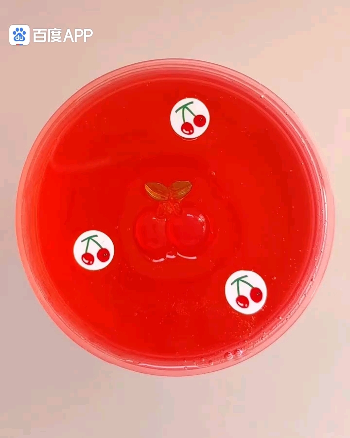 红色樱桃小众玩泥素材|点赞+关注礼拿|严查