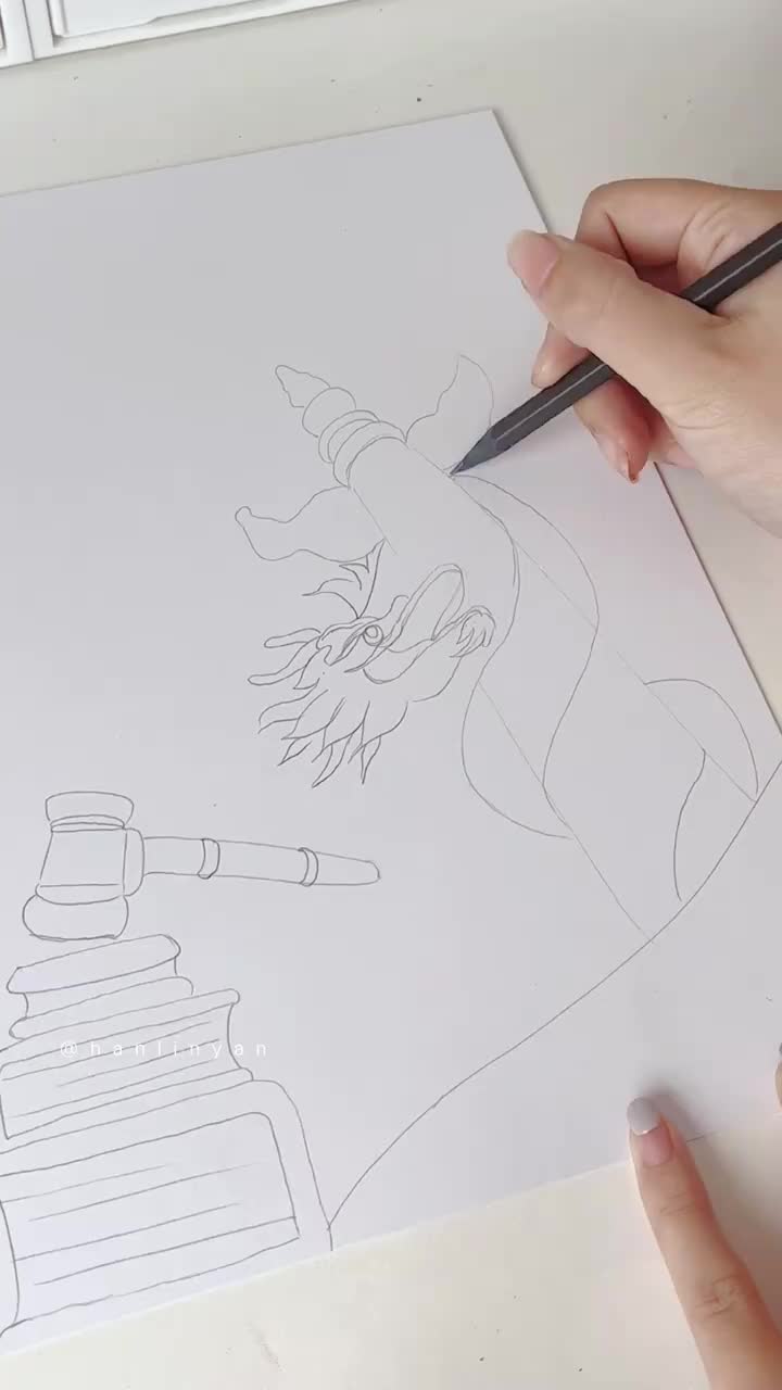 中国风手绘|爱国|宪法手抄报