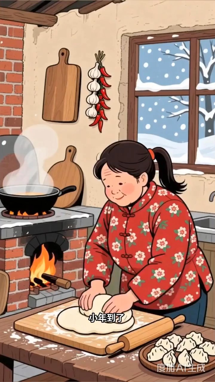 小年美食大赏：北方饺子糖瓜，南方年糕汤圆#厨房烟火气# #把乐带回家# #春节# 吃喝玩乐