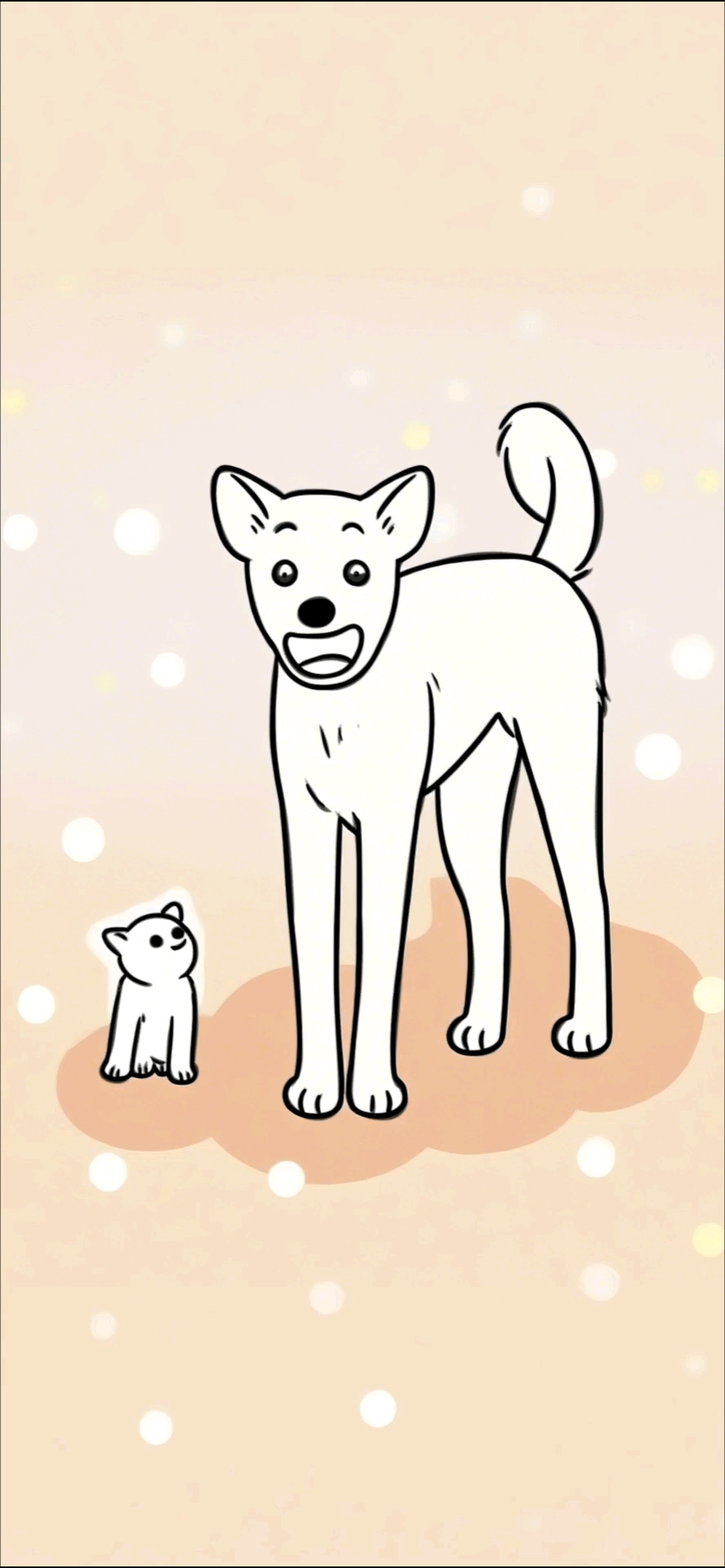 有的猫养着养着就变成了狗 #画画 #治愈系 #小狗狗能有什么