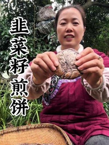 韭菜籽煎饼 老智慧 我的乡村生活 美食分享 韭菜籽